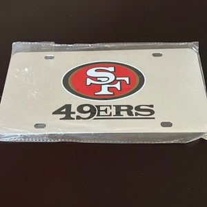 NFL license plate SF 49ers